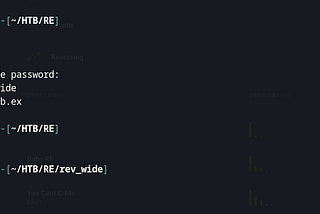 Hack The Box : WIDE Reverse Engineering Challenege