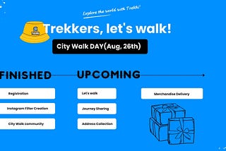 Trekkers, get ready to join the walk on August 26th!