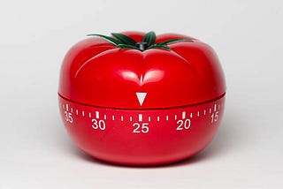 Initially, I wanted to use a tomato kitchen timer