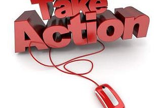 Take small actions……………….