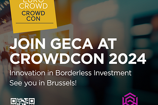 GECA to Present at CrowdCon 2024: The Future of Borderless Equity Crowdfunding