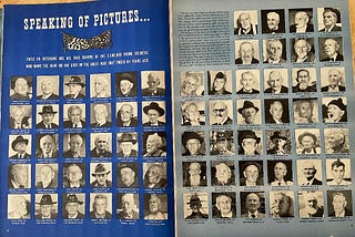 Life Magazine pages showing pictures of aged Civil War veterans in 1949