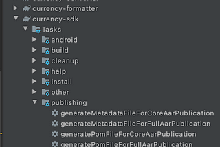 Android library distribution with multiple modules and flavors to maven local