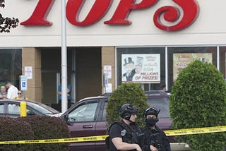 In a racist supermarket massacre in Buffalo, a youngster is accused of killing ten people.