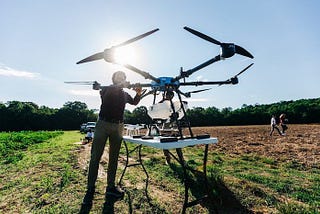 What are the adoption trends for using drones in spray applications in agriculture in the US and…