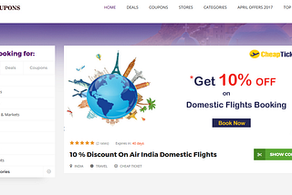 Online Shopping Offers,Coupons and Deals in India