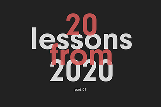20 lecciones del 2020