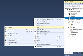 MVC Core Part 4 : Creating your first UI