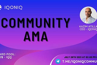 Recap of IQONIQ Community AMA