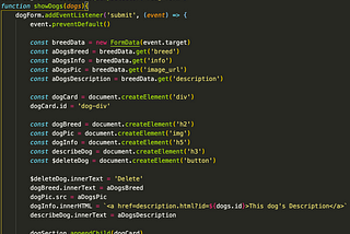 Fetch Calls and Persisting Data