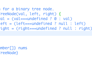 Converting a Sorted Array to Binary Search Tree in Vanilla Javascript