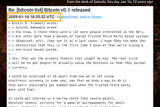 Satoshi’s 10 Year Prophecy and Verus Coin’s Vision to Help Realize It