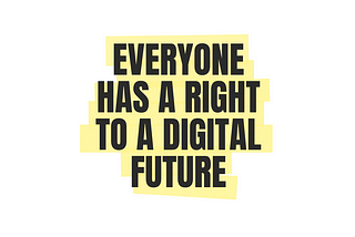 The right to a digital future