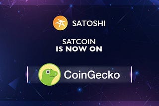 WE ARE OFFICIALLY LISTED ON COINGECKO