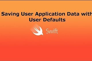 How To Save and Load Structs From UserDefaults in Swift