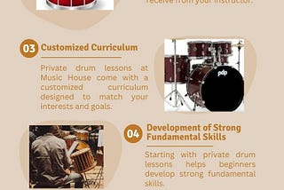 6 Benefits of Private Drum Lessons for Beginners