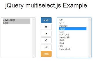 How to Create Two Side Sulti Select with Jquery