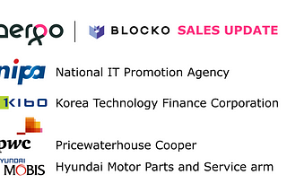 BLOCKO Sales Update using Aergo