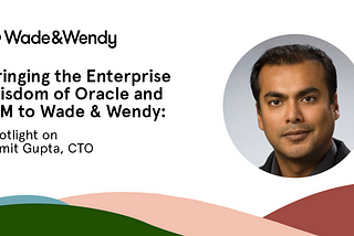 Bringing the Enterprise Wisdom of Oracle and IBM to Wade & Wendy: Spotlight on Sumit Gupta, W&W’s…