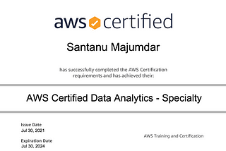 How to prepare well for AWS Data Analytics Speciality (DAS-C01)  Certification?