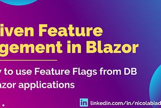 DB Driven Feature Management in Blazor