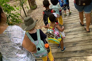 A trip with kids, or a vacation with kids, what’s the difference?: Childcare
