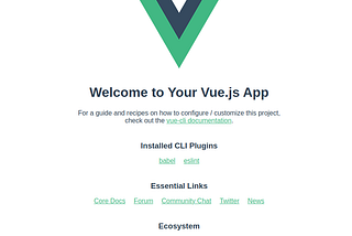 Building a container with Vue step by step from zero