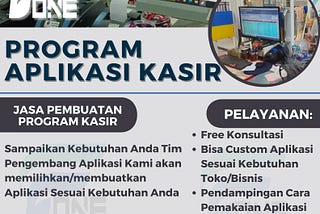 Jasa Pembuatan Aplikasi Kasir Toko, Apotek dan Minimarket