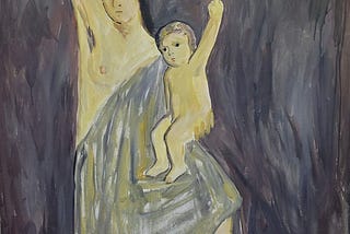 Kateryna Lysovenko, Untitled, 2022. Courtesy of the artist, approved while Lysovenko was being evacuated from Ukraine with her young children.