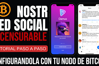 Nostr Red Social Descentralizada e Incensurable, Tutorial Paso a Paso les doy Nodo Gratis!