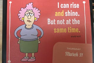 Rise & Shine! (& the challenge)