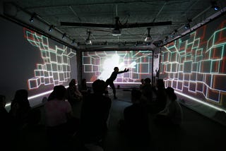 Flickers of Light in Dark Times —  Motion Capture Live  Performance