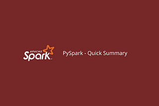 PySpark Basics — 2