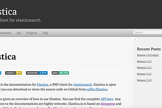 Elastica 5.0.0-beta1  the PHP client of Elasticsearch has been released