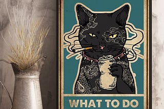 Cat Don’t Tell Me What To Do Poster