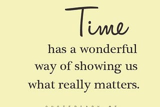 Make Time for What Matters