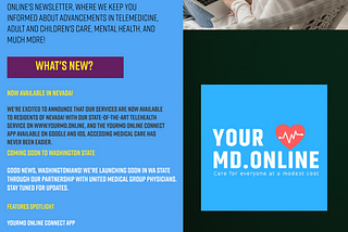 Welcome to YourMD Online’s Monthly Newsletter