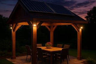 Elevate Your Pavilion Nights with Smart Solar Lighting Solutions