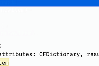 Xcode上的 Code標籤
