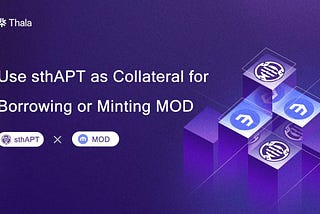 Use sthAPT as MOD Collateral