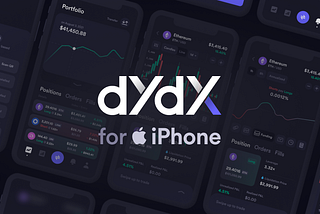 Запуск додатку dYdX