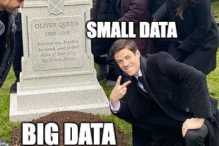 Wait, Small Data is (Almost) All You Need