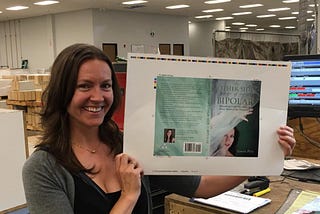 Lauren’s solopreneur journey began with her best-selling & multi-award winning book! Here’s a photo from the printing press when the first copy was printed!