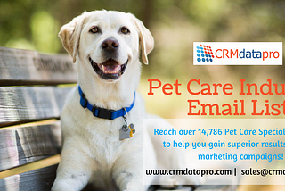 Improve Your Business with a Pet Care Industry Mailing List
