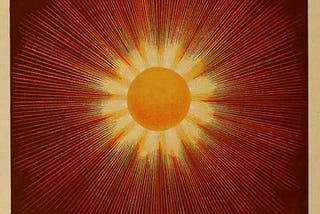 The Sun from the Celestial Archive Advent calendar by Flashbak
