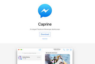 Caprine — Mac 桌面版 Messenger