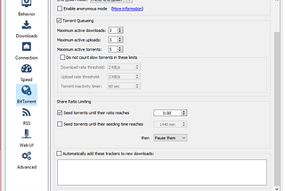 How to stop auto seeding after downloads complete in major torrent software.