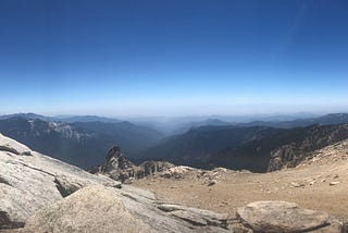 Climbing Alta Peak