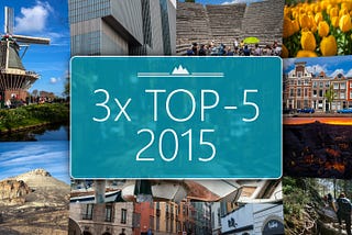 My 3x(TOP-5) of places in 2015