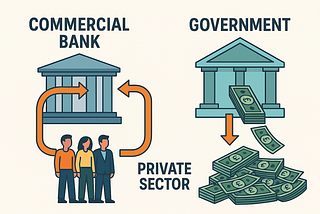 What’s the difference between private and central bank money creation?